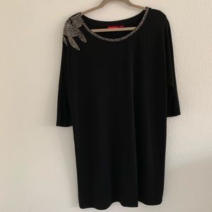 Elle Dolman Sleeve Embellished Blouse